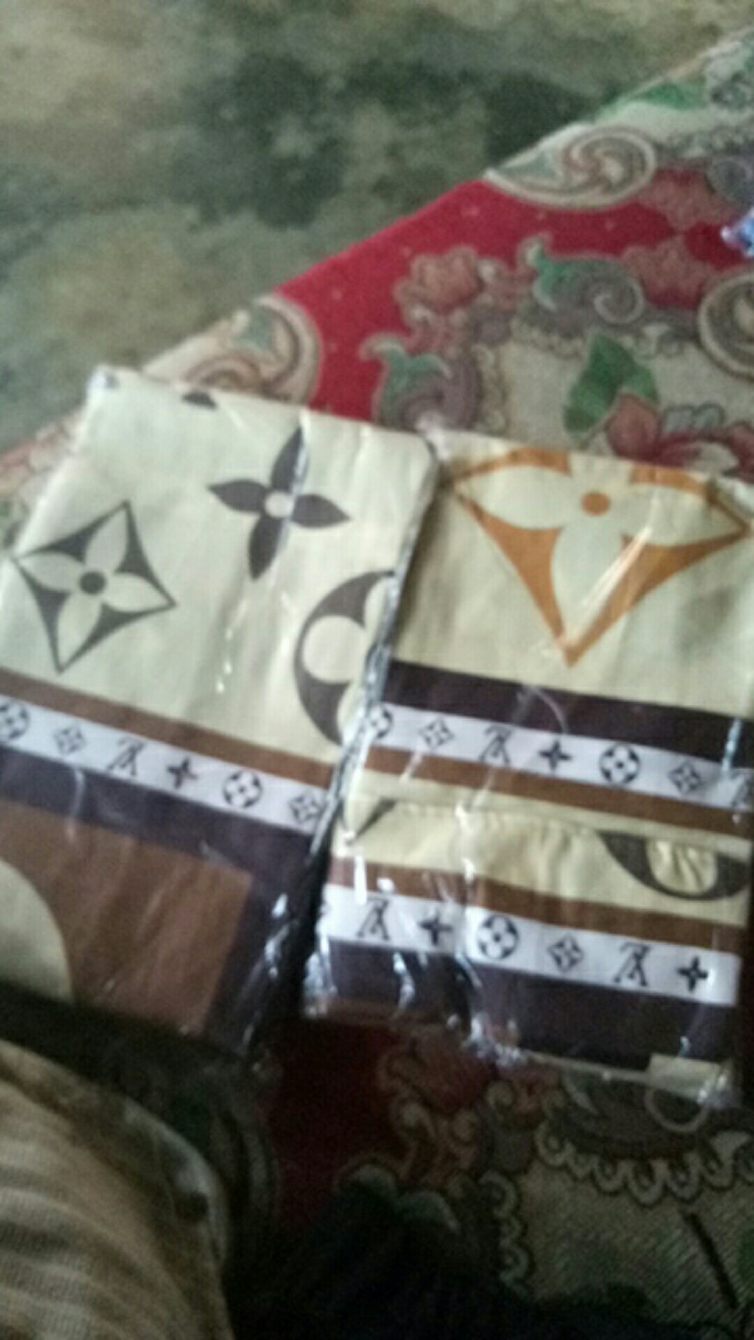 (cod) Gorden Pintu / Hordeng Pintu Motif Bisa Jendela Motif L-v Coklat Coklat