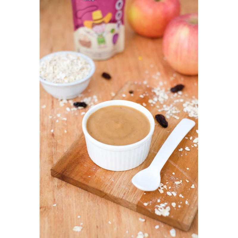 Peachy Apple Puree, Oats and Prune Juice - 6m+