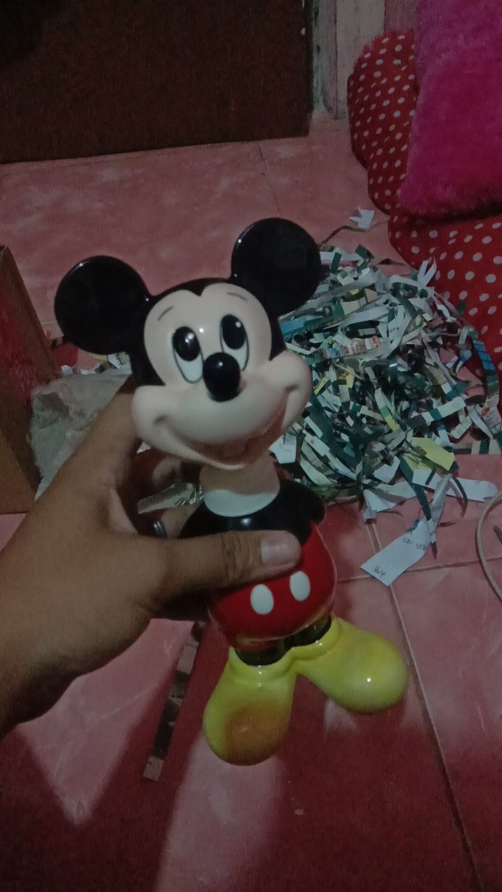 (disney)mickey Mouse Ceramic Soap Dispenser/dispenser Sabun/pump Dispenser