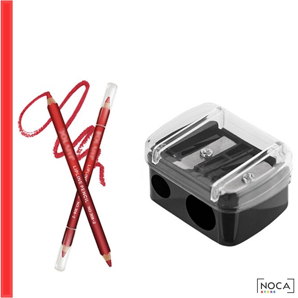 

Alat kerikan - Rautan Lipstik Dual ( lipstick Sharpener ) 2in1 Set Peruncing Serutan Pensil
