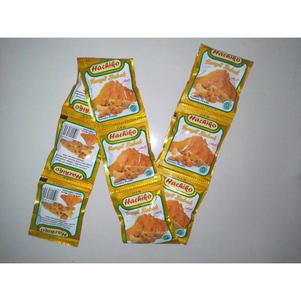 

Hachiko Kunyit Bubuk 10g 1 Renteng Bumbu Instan