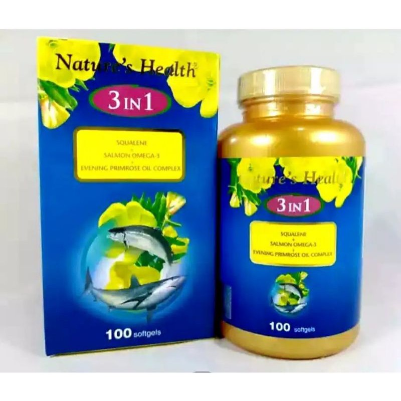Nature's health squalene + omega +Epo '100s
