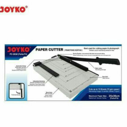 

Paper Cutter PC-2638 Pemotong Kertas F4 Joyko