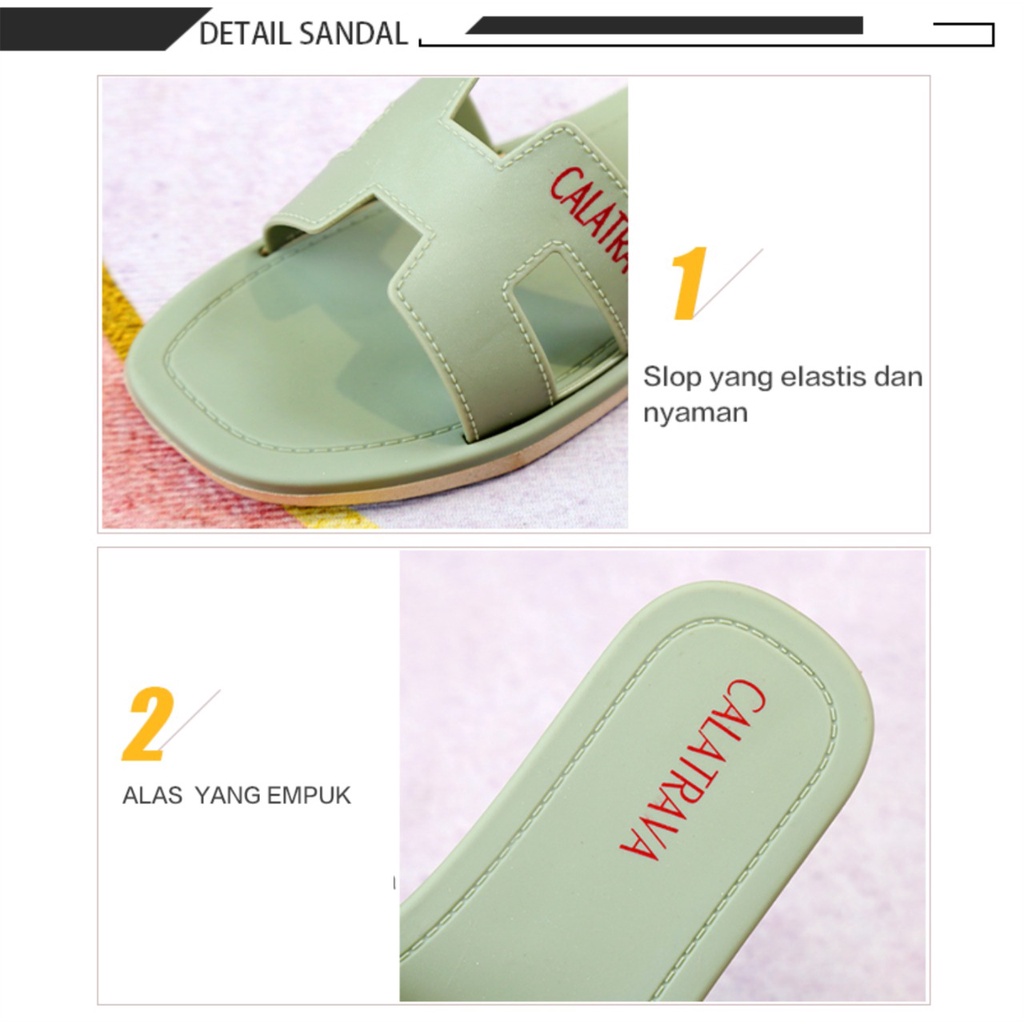 SENDAL WANITA TEPLEK H CALATRAVA C2002-1