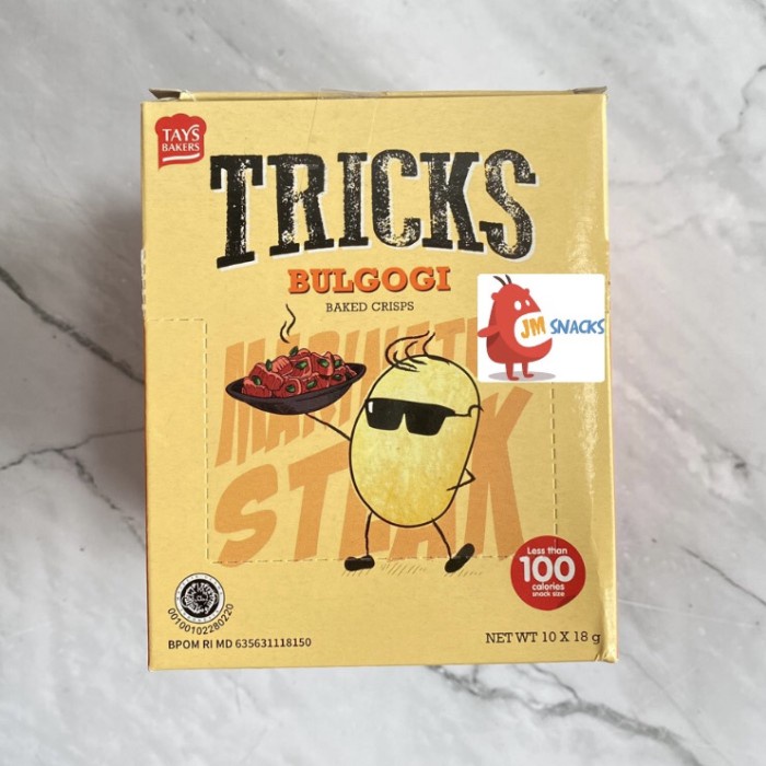 

4eh Promo!! Tricks Potato Snacks 1Pak (10X18Gram) - Original 60Jhh