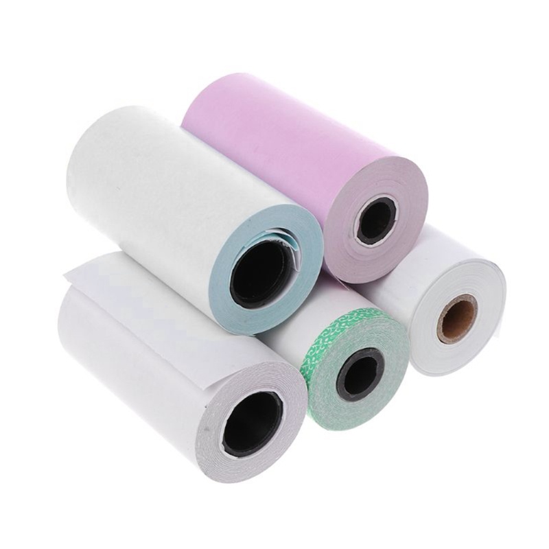 Btsg Kertas Foto Mini Printable Sticker Roll Thermal Printers Cetak Bening Smudge-P