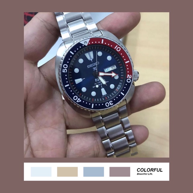 Jam Tangan Seiko Prospex Turtle PADI SRPA21K1 Original