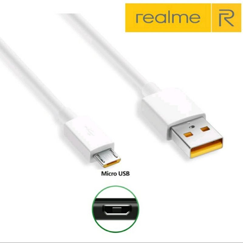 ORIGINAL KABEL DATA  CHARGER REALME 3 2 1 U1 C1 C2 5 5i ORIGINAL MICRO USB