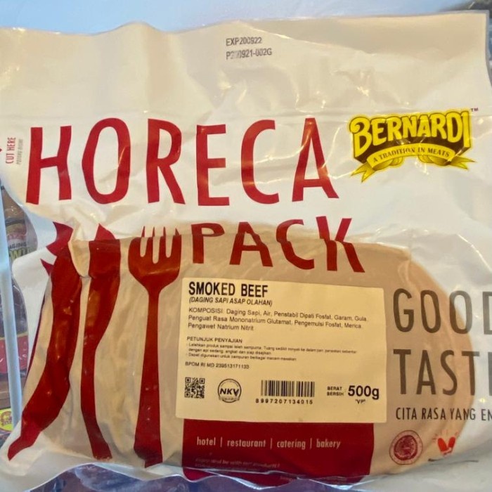 

Daging Asap - Bernardi Smoked Beef Vp / Daging Sapi Asap Olahan 500 Gr