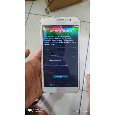 Samsung Galaxy Mega 2 g750h terkunci akun