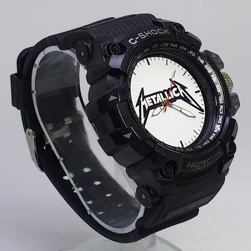 Jam Tangan Metallica Outdoor Anti Air #Putih