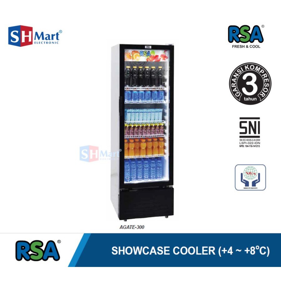 Showcase RSA 5 Rak AGATE300 (SHMART ELECTRONIC MEDAN)