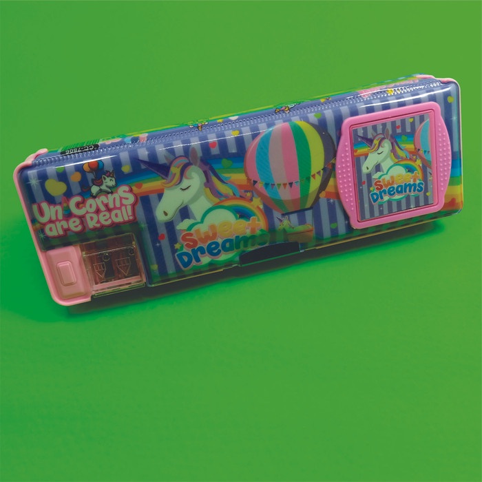 

Mudah Kotak Pensil Magnet Karakter + Calculator / Tempat Pensil Cc-7806 Hemat