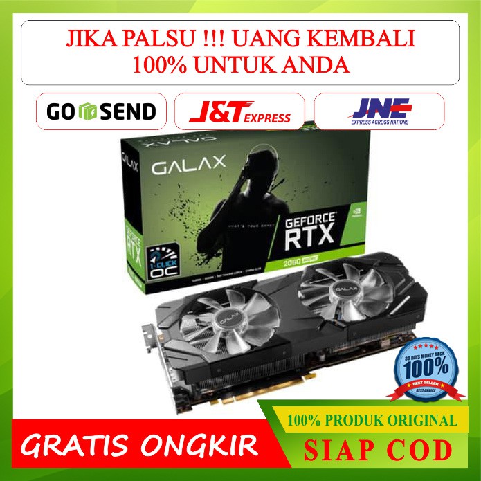 Vga Galax Geforce Rtx 2060 Super 8Gb Ddr6 (1-Click Oc)
