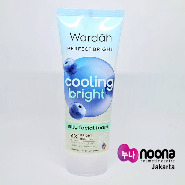 WARDAH PERFECT BRIGHT COOLING BRIGHT JELLY FACIAL FOAM 100ML