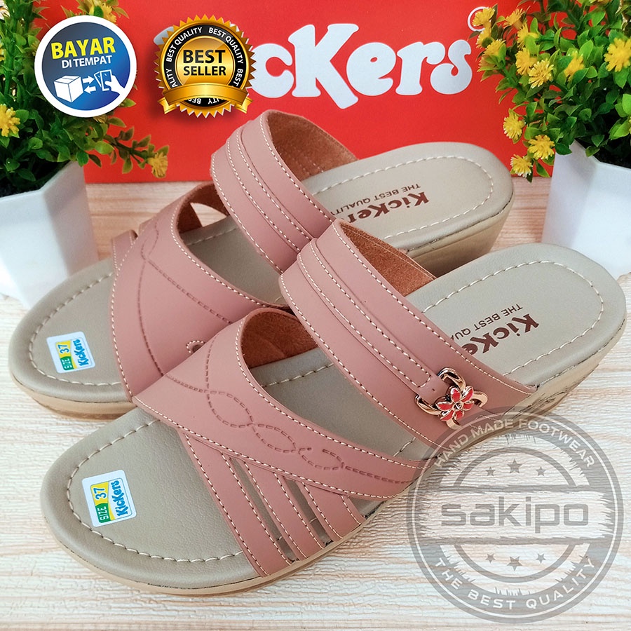 PROMO 9.9 SUPER SHOPPING DAY ! SANDAL WANITA DEWASA WEDGES BAN2 MURAH TRENDI NYAMAN DIPAKAI / SAKIPO