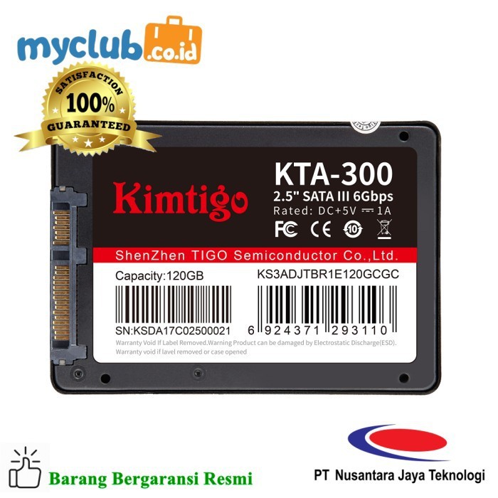 Kimtigo SSD KTA300 240G - Garansi resmi