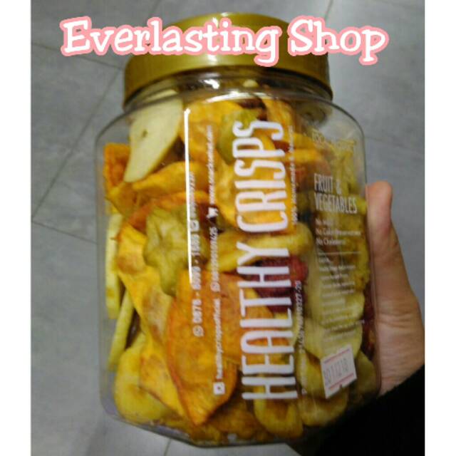 

Healthy Crisps Chips Chip Harvest Snack Jar Ubi Singkong Pisang Belimbing Makanan sehat tanpa MSG