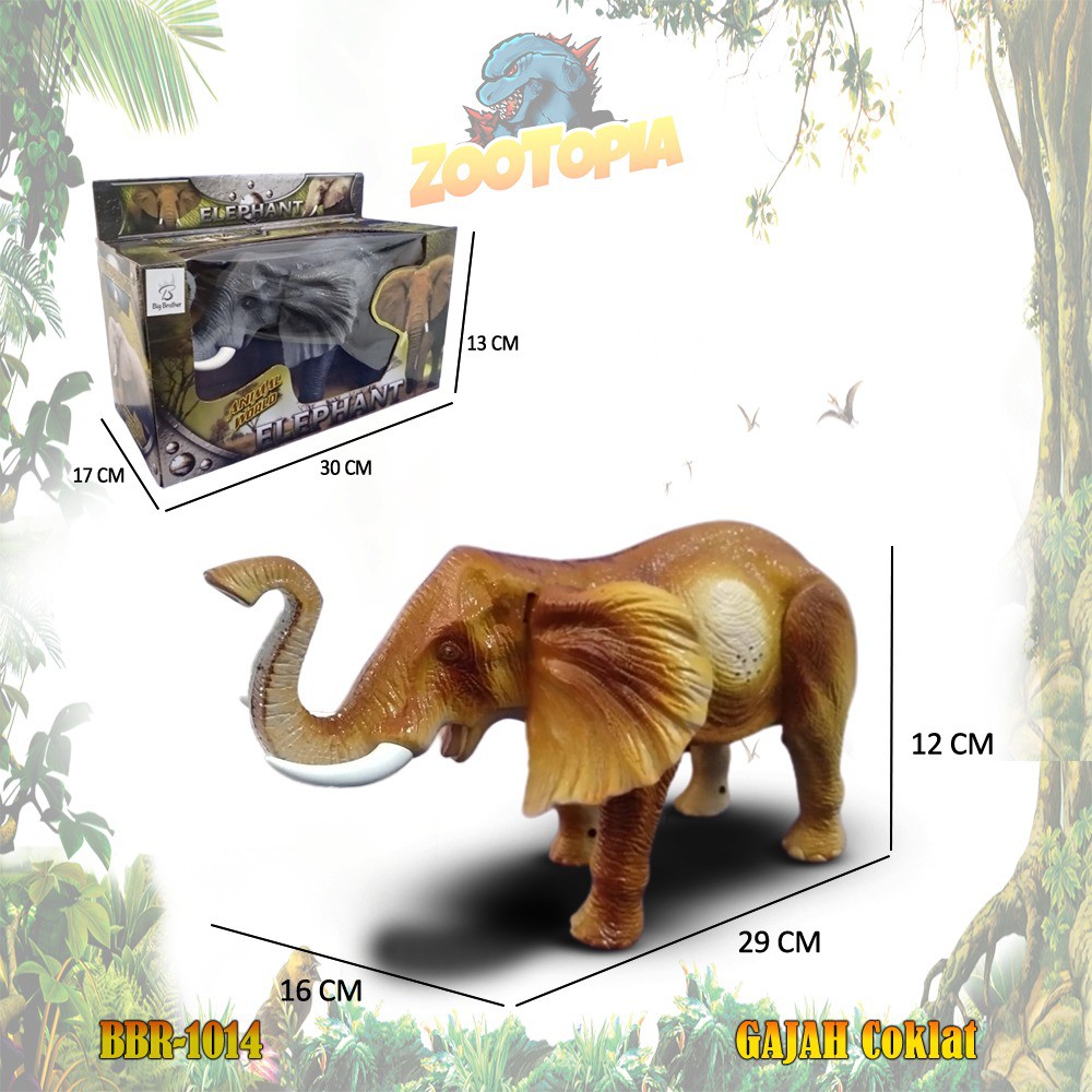 PROMO BBR1014 Gajah Mainan Anak Hewan Binatang ZOOTOPIA