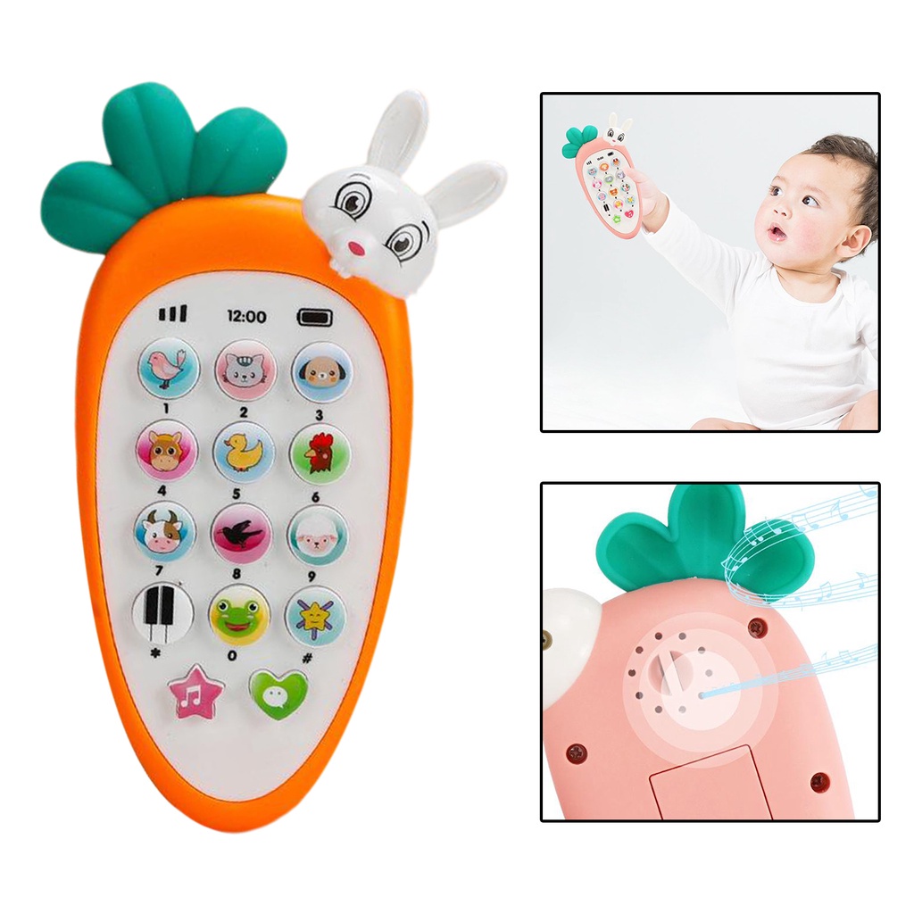 (Baby Toy) (Bilingual Phone Simulasi Dengan Musik Untuk Mainan Edukasi Anak