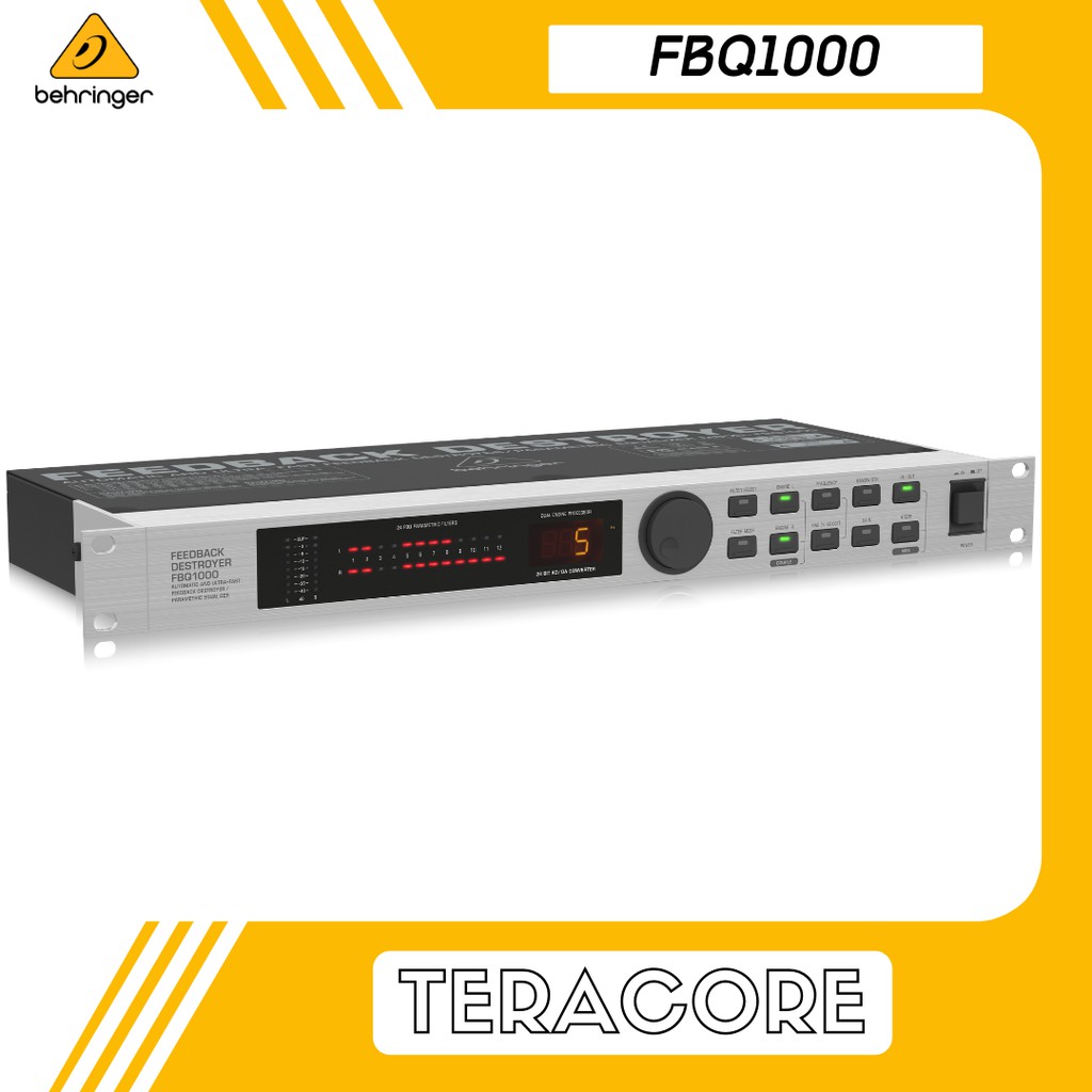 Behringer FBQ1000 FBQ-1000 FBQ 1000 Anti Feedback Destroyer Storing Signal Processor