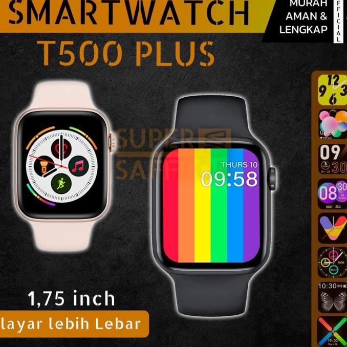 Smartwatch T500 Plus Hiwatch Series 6 Layar Sentuh 1.75 " Fashion Gembiramanis