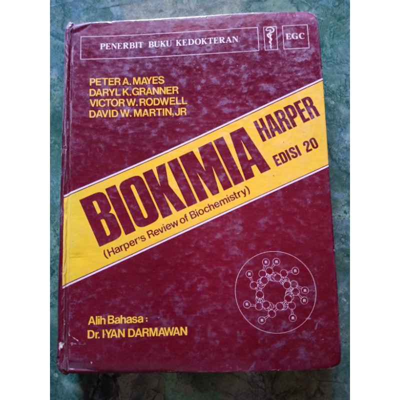 Jual BUKU BIOKIMIA HARPER EDISI 20 | Shopee Indonesia