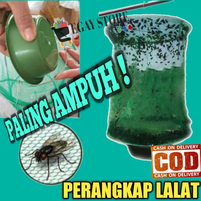 PERANGKAP LALAT JARING JEBAKAN LALAT NYAMUK MOSQUITO FLY CATCHING TRAP ALAT BERKEBUN MURAH TERLARIS