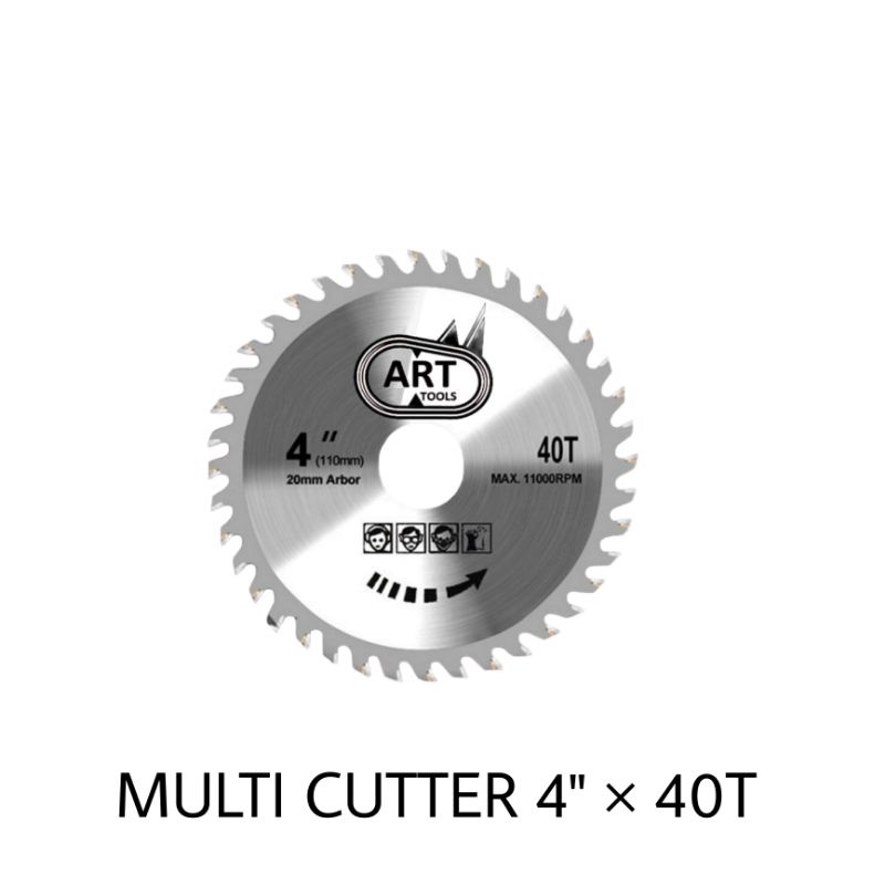 ART Mata Gerinda MultiCutter Gergaji Kayu Plastik Alumunium 4&quot; X 40T Mata Gerinda Circular Saw Blade 4 Inch Multi Cutter