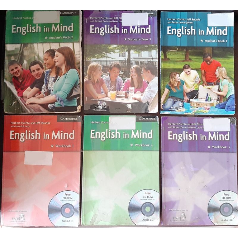 

Buku English In Mind Student's Book 2,3,4 & Workbook 1,2,3