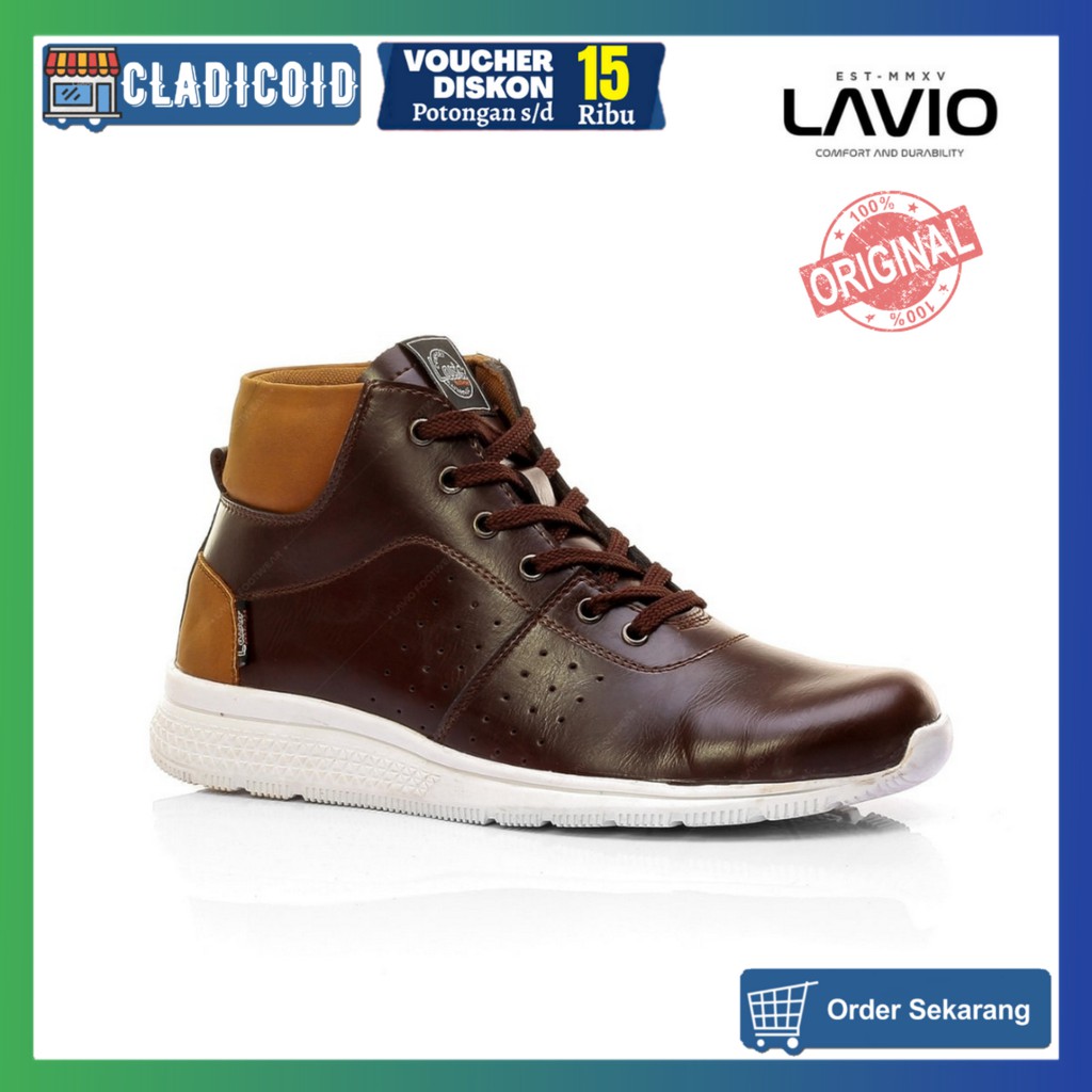 LAVIO Vander Sepatu Safety Pria Ujung Besi Model Sneakers Keren, Sporty dan Stylish Terbaru 2020