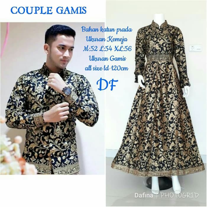 SARIMBIT BATIK GAMIS JUMBO BAJU COUPLE KEMEJA PANJANG COUPLE JUMBO - ,