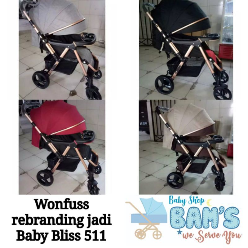 Termurah Cargo Jtr Stroller Wonfuss 511 Baby Bliss 898 S Pacific K 8005 Carseat Kado Murah Shopee Indonesia