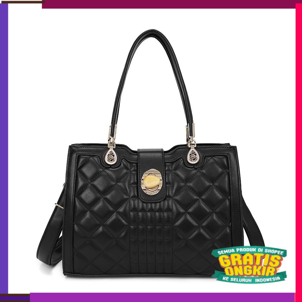 TAS WANITA TERBARU BRAND TERNAMA Palomino Gemma Handbag - Black