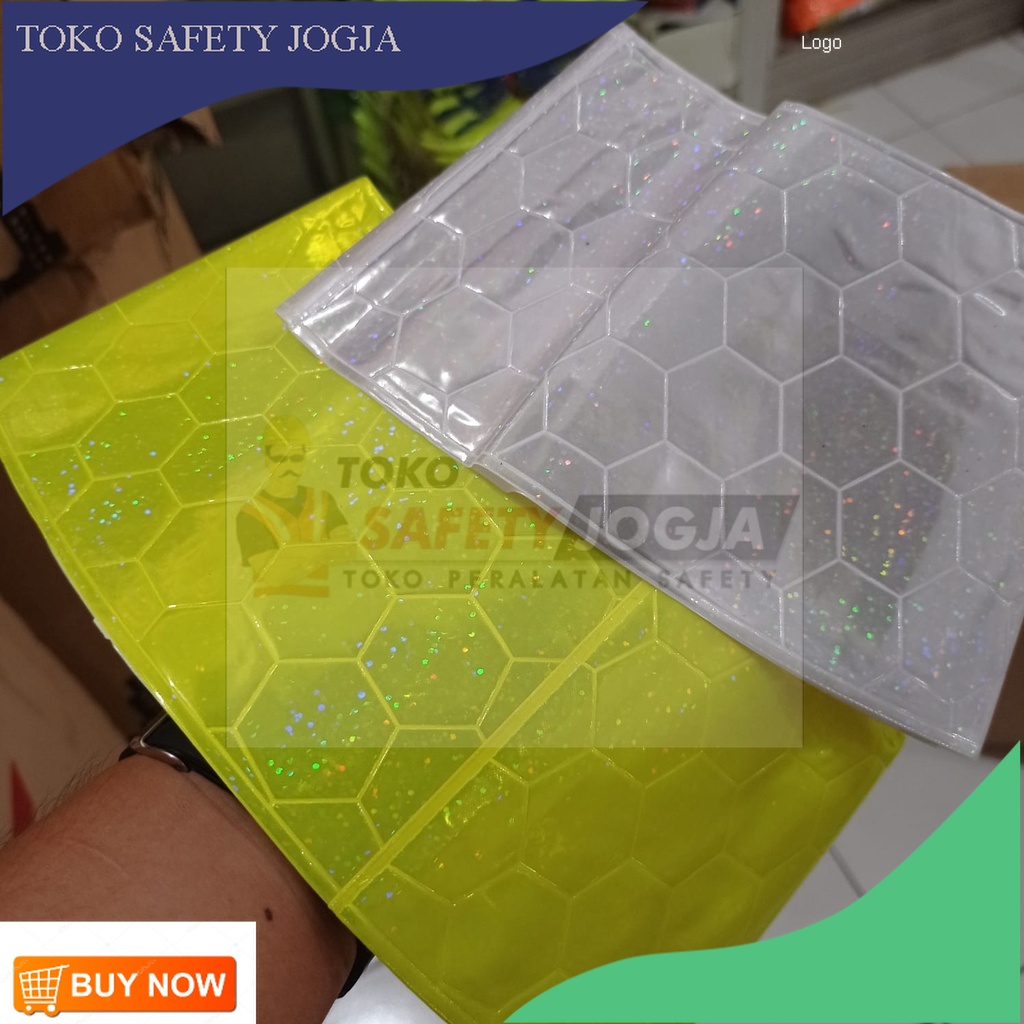 SCOTLIGHT LIST KUNING PUTIH UNTUK TRAFFIC CONE SATU SET KERUCUT 1 set