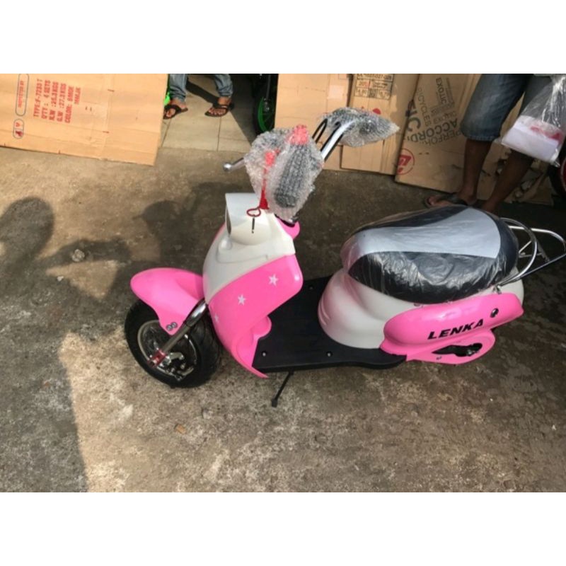 Motor Scoopy Automatic Bensin 2T 50cc Mini Scoopy Motor bensin Berkualitas Cocok utk Rental