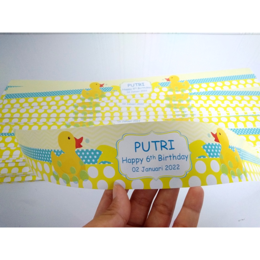 label bento bebek / label bento duck / label bento custom bebek / label bento custom duck