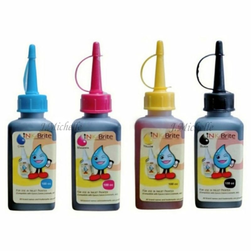 

INK Brite Original Tinta Refill C/M/Y/Bk 100 cc
