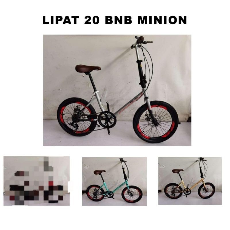 Sepeda Minion Folding Bike BNB Vicky