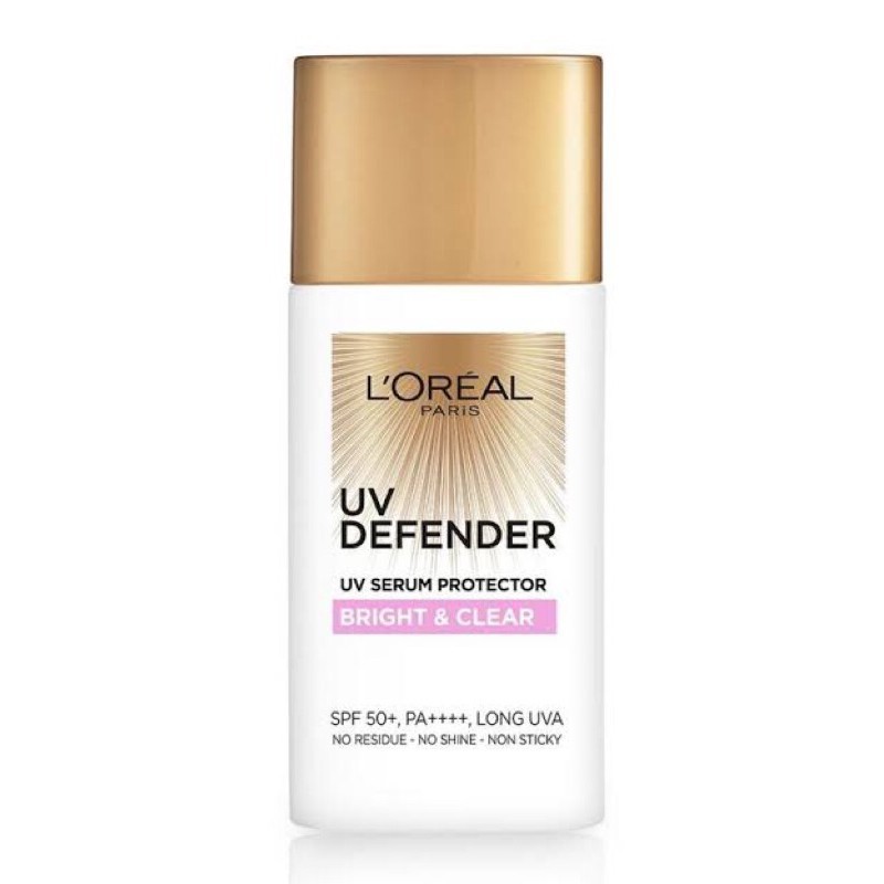 L'OREAL UV Defender UV Serum ProtectorSPF50+++(Matte&amp;Fresh/Bright&amp;Clear/Correct&amp;Protect/Moist&amp;fresh)