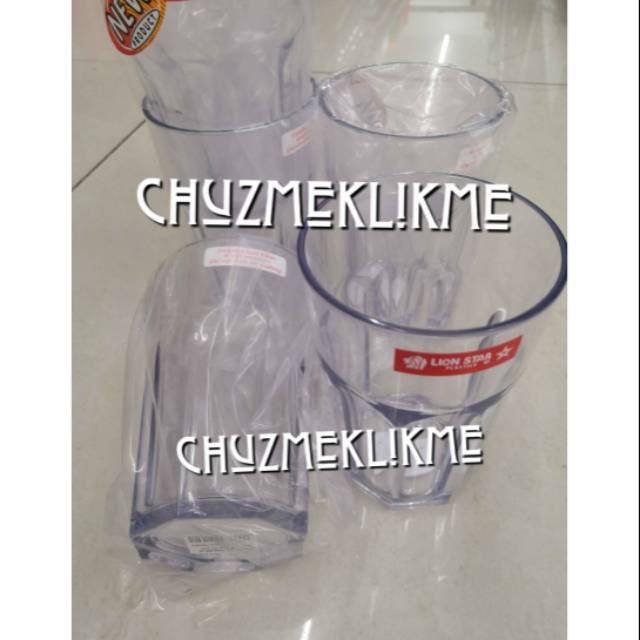 Gelas minum lion star GL-95 (350 ml)/Gelas plastik lion star Murano glass GL-95 (350 ml)