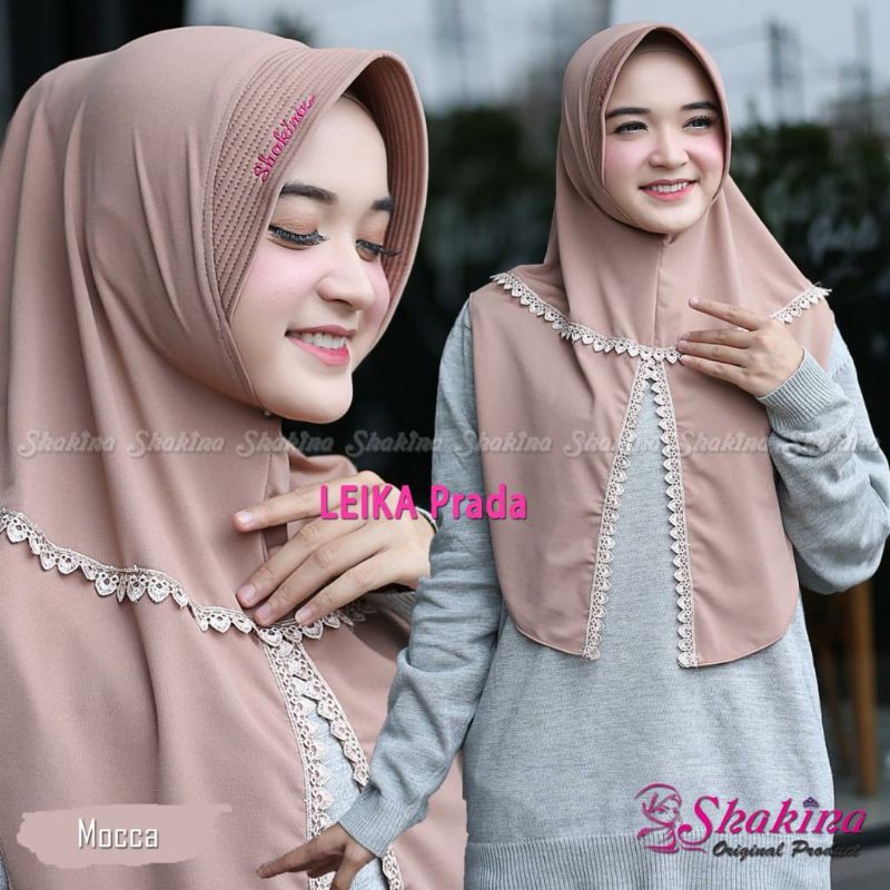 (((ORIGINAL SHAKINA))) Hijab instan jersey LEIKA