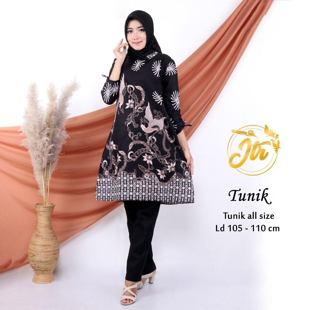 MODEL ATASAN TERBARU ATASAN BATIK TUNIK KERJA KODE D  2022