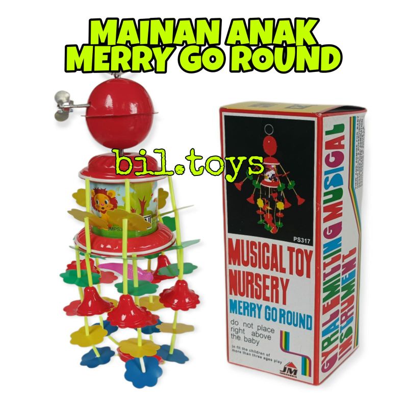 MARRY GO ROUND KRINCINGAN BAYI GANTUNG MAINAN KRINCINGAN PUTAR BAYI MUSICAL TOY NURSERY MURAH