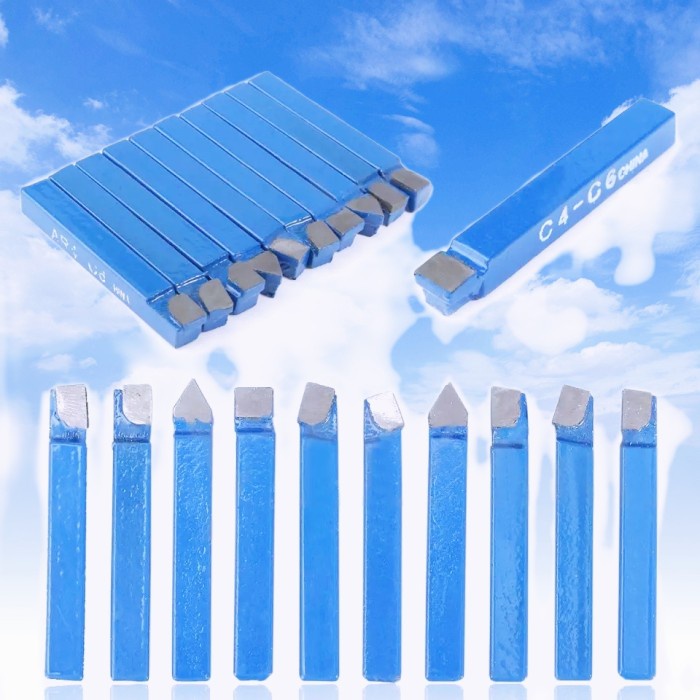 set 10 pcs pahat bubut carbide mini lathe