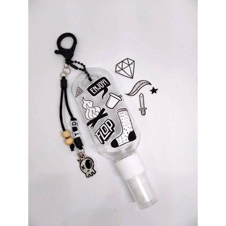 Image of thu nhỏ botol hand sanitizer gantung lucu spray 30 ml gantungan manik custom nama #2