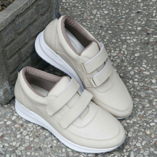 HELLENA - SEPATU WANITA SNEAKERS PUTIH PEACH IVORY TANPA TALI BEST SELLER KODE LEON SOLE RINGAN-Ivory