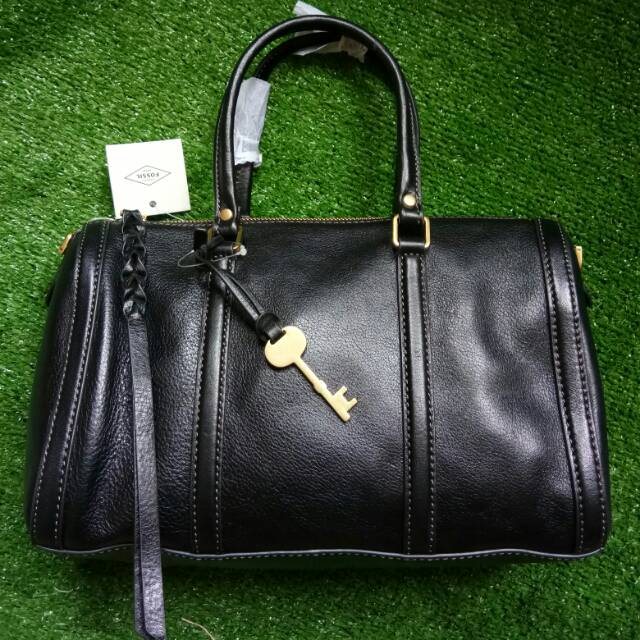 Fossil kendall satchel black
