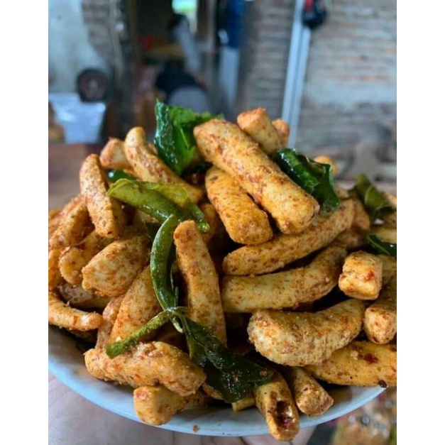 

Basreng pedas aroma daun jeruk