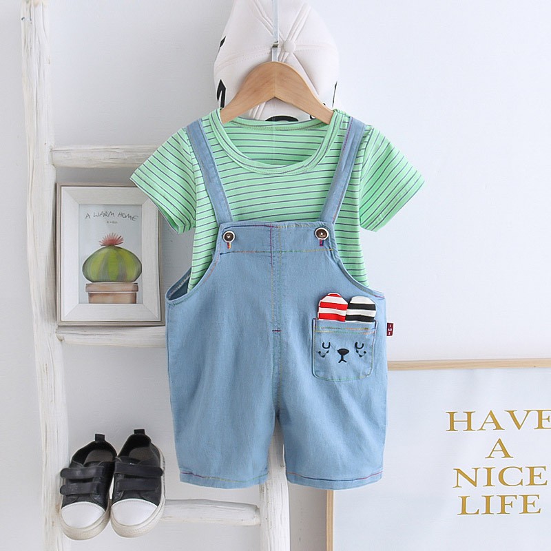 0-3 tahun| Baju kodok anak jumper overall jumpsuit bayi laki-laki perempuan jeans premium import